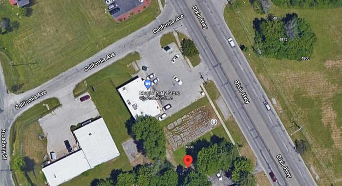 Saginaw Motor Court - 2022 Aerial View (newer photo)